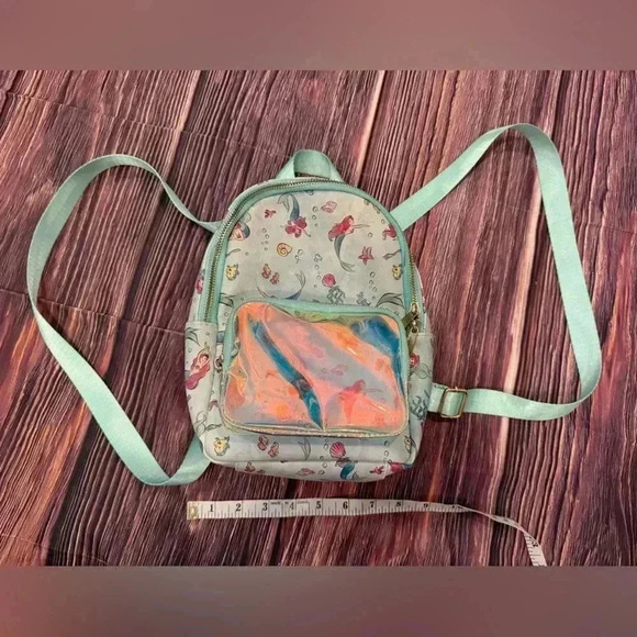 COPY - Disney parks the Little Mermaid Ariel Flounder Mini Backpack 2019 - Picture 1 of 7
